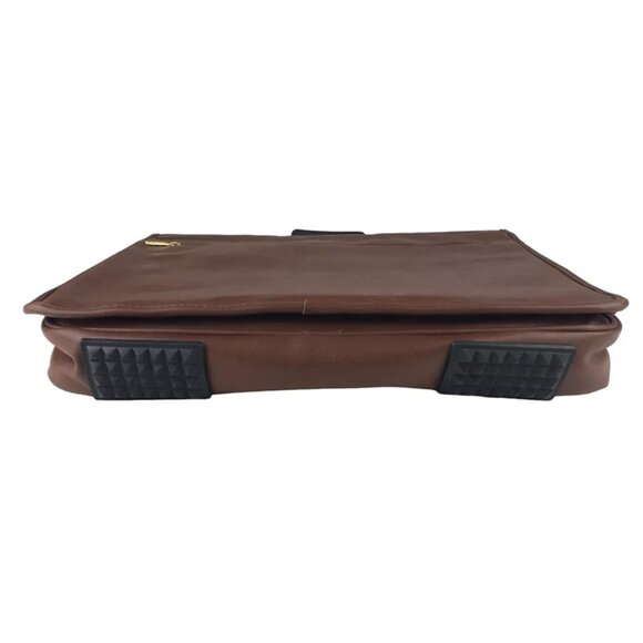 Winslow Unisex Adult Brown Leather‎ Adjustable Shoulder Strap Messenger Bag - Picture 6 of 12